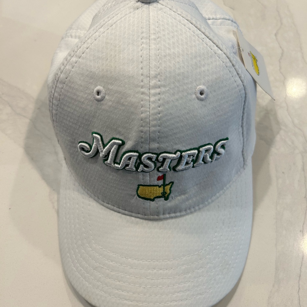 Masters White Golf Cap